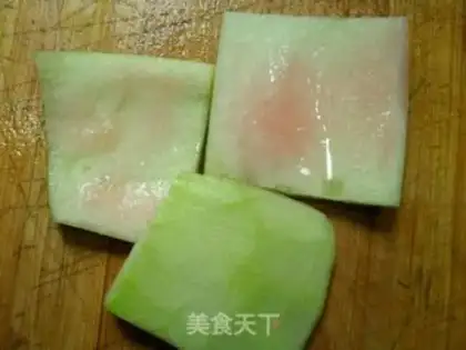 Make Cold watermelon peel step 2