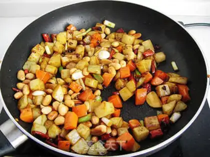 Make Gongbao Potato step 8
