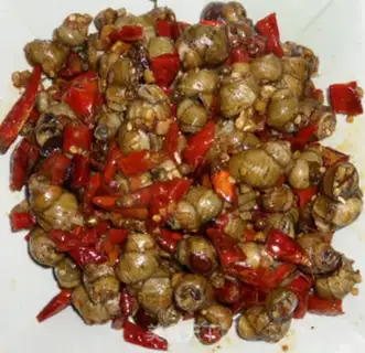 Make Sauteed snail with spicy sauce step 7