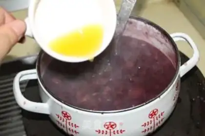 Make Mulberry and banana jam step 5