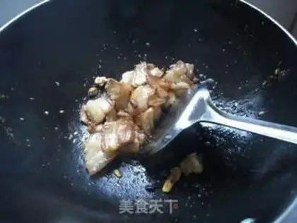 Make Sauce spicy pork with Hangzhou pepper step 5