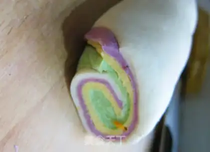 Make Pattern steamed buns rolled rolls step 6