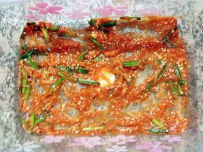 Make Korean spicy cabbage step 15