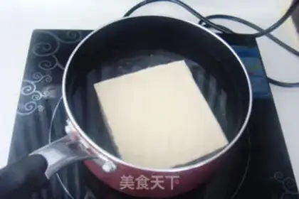 Make Pineapple tofu step 1
