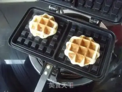 Make Raisin waffles step 6