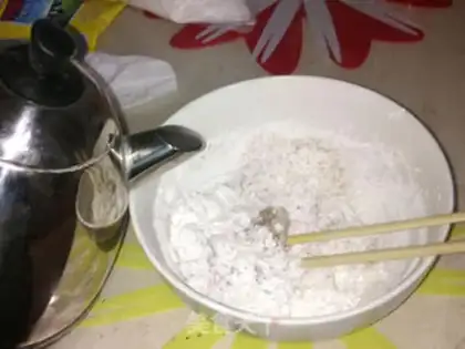 Make taro round fairy grass jelly step 2
