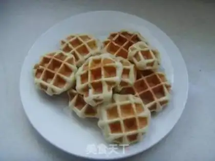 Make Raisin waffles step 7
