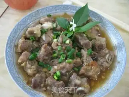 Make Steamed pork ribs with bean paste step 1