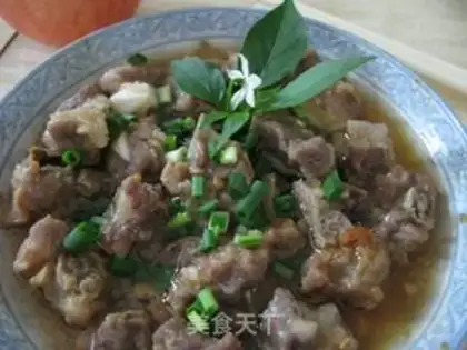 Make Steamed pork ribs with bean paste step 2