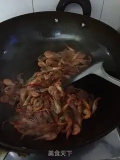 Make Fried shrimp with leeks step 2