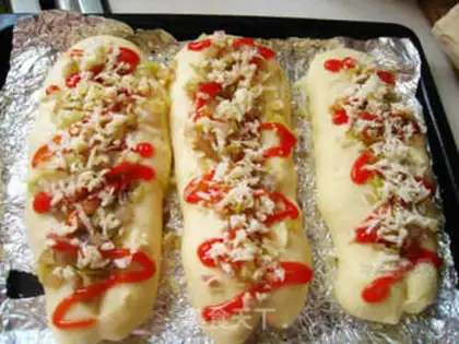 Make Pizza bread step 8