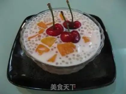 Make Mango milk sago dew step 15