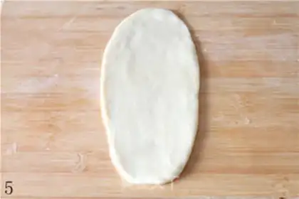 Make Milk and almond slices and buns step 4