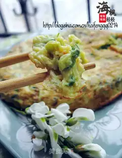 Make May Sophora Flower Fragrant Cake step 8