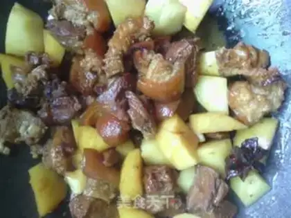 Make braised pork step 17