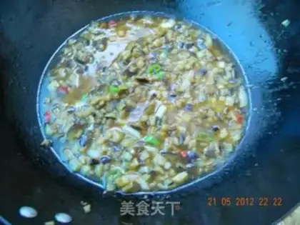 Make diced eggplant with fish flavor step 5