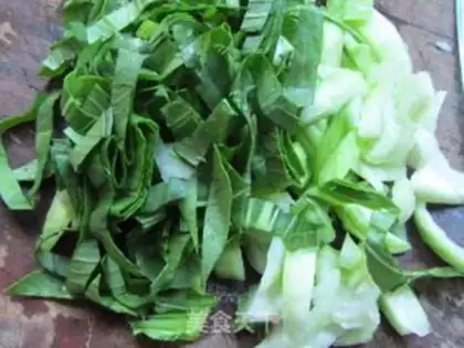 Make Vegetable and bacon rice step 4