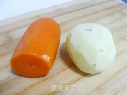 Make Colorful bean skin roll step 0