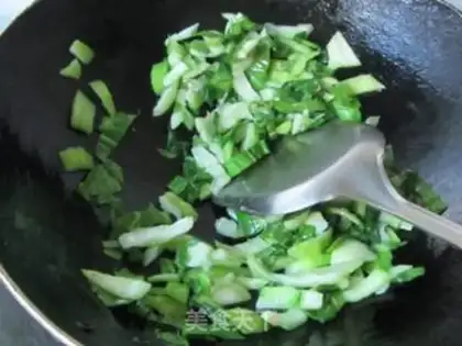 Make Vegetable and bacon rice step 8