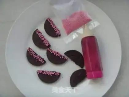 Make bat cup cake step 10