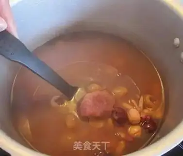 Make Lotus seeds, lily and laurel garden porridge step 9