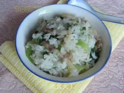 Make Vegetable and bacon rice step 11