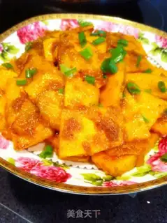 Make stir-fried pumpkin with salted egg yolk step 6