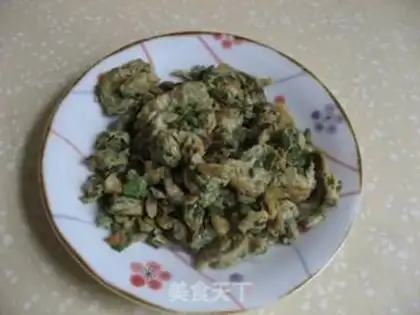 Make Scrambled eggs with Chinese toon step 6