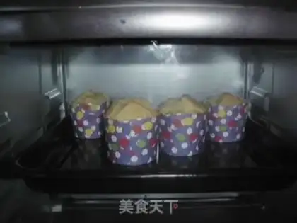 Make Raisin muffin cake step 10