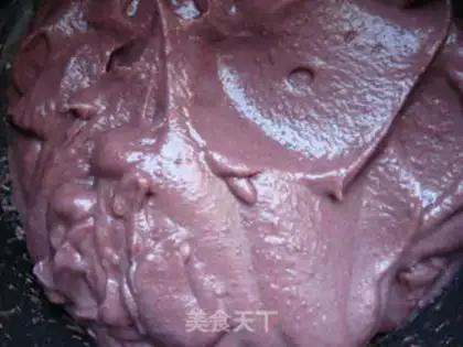 Make red bean cake step 4