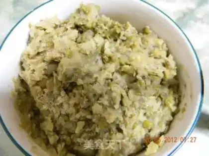 Make Green bean crisp cake step 0