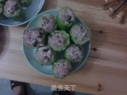 Make Hakka stuffed bitter gourd step 0
