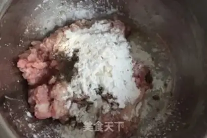 Make pork burger step 2