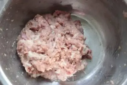 Make pork burger step 3