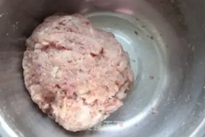 Make pork burger step 4