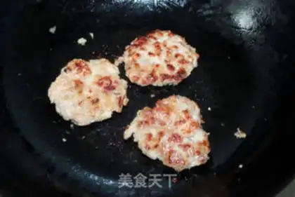 Make pork burger step 7