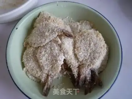 Make fried shrimp steak step 7