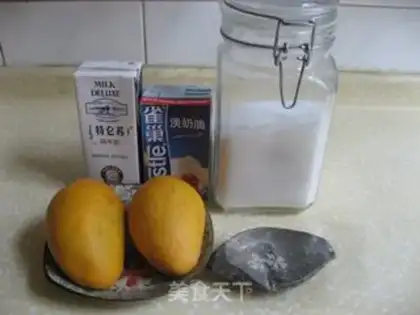 Make mango pudding step 0