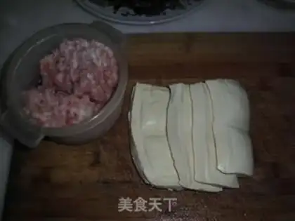 Make Minced pork and tofu step 0