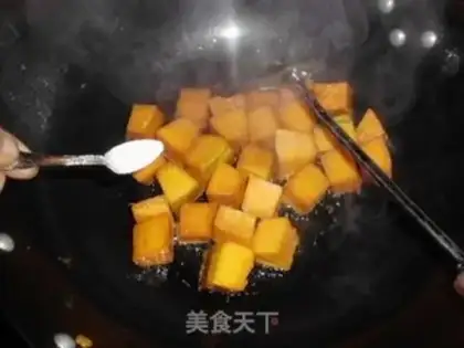 Make pumpkin rice step 2