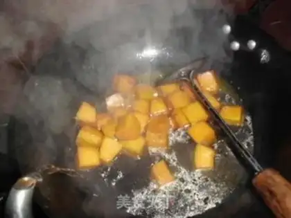 Make pumpkin rice step 3