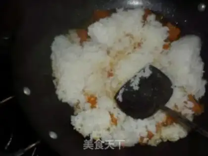 Make pumpkin rice step 5