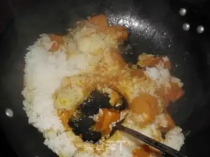 Make pumpkin rice step 6