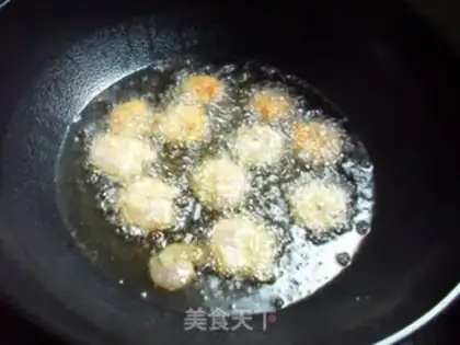 Make Golden shrimp balls step 9