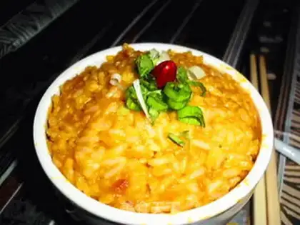 Make pumpkin rice step 7