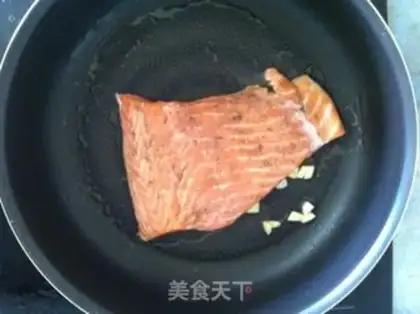Make Pan-fried salmon step 8