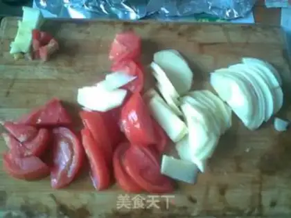 Make Mixed sauce with noodles step 4