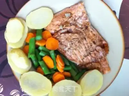 Make Pan-fried salmon step 10