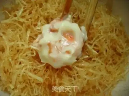 Make Golden shrimp balls step 14