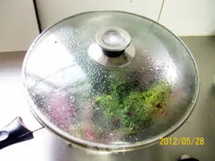 Make Garlic rice amaranth step 3